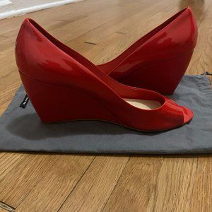 Coral Miu Miu wedges